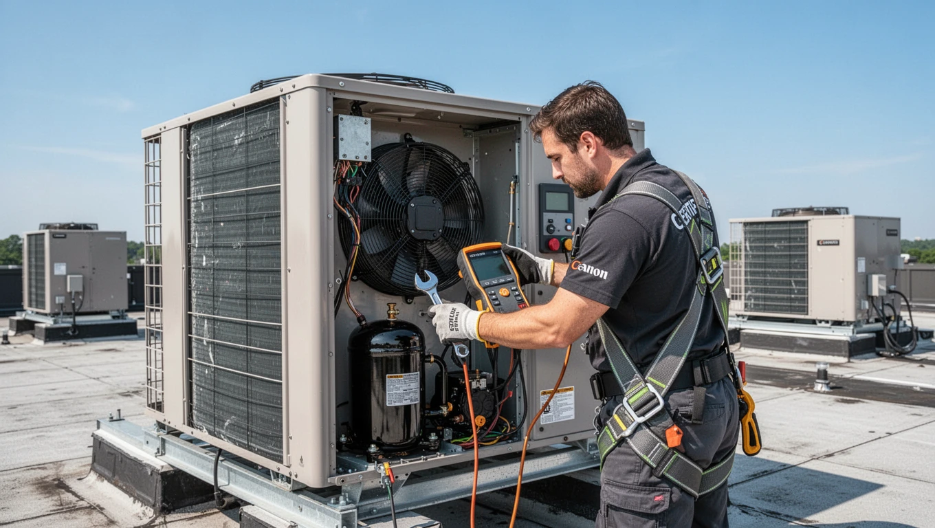Commercial Rooftop Unit Repair